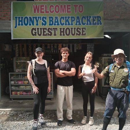 Jhony'S Backpacker-Guest House Only Stay Here Book Treking With Us Bukit Lawang Luaran gambar